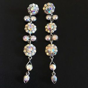 Long Crystal Earrings